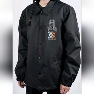 Crunchyroll DARLING In The FRANXX Zero Two Coaches Jacket Sz Large Anime Manga
